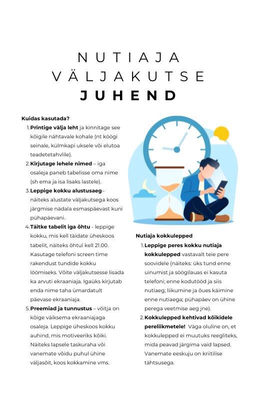 nutiaja väljakutse